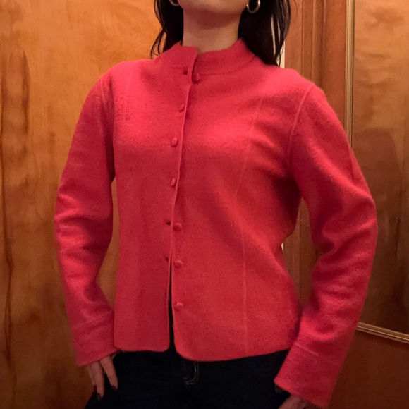 Vtg Talbots Women's Wool Jacket - Picture 7 of 8